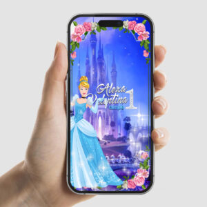 Invitación animada de Princesa Cenicienta