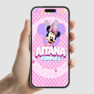 Invitación animada de Minnie Boutique