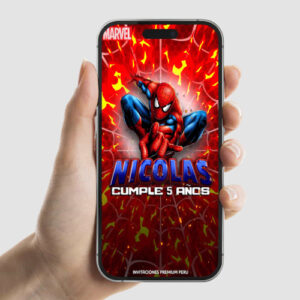 Invitación animada de Spiderman