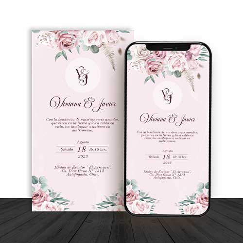 Invitación en Imagen de 15 años
